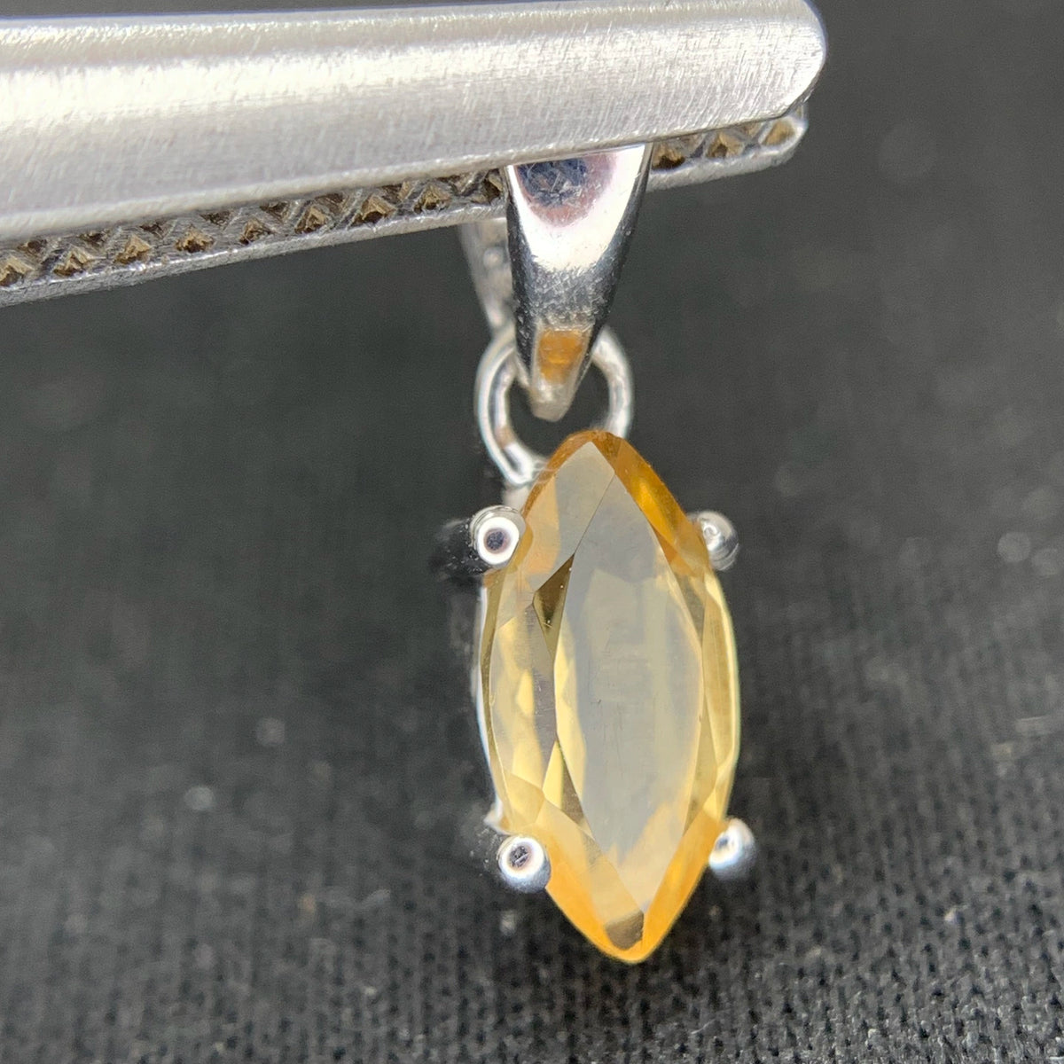 Citrienhanger – 2.80 ct, geel, 925 sterling zilver