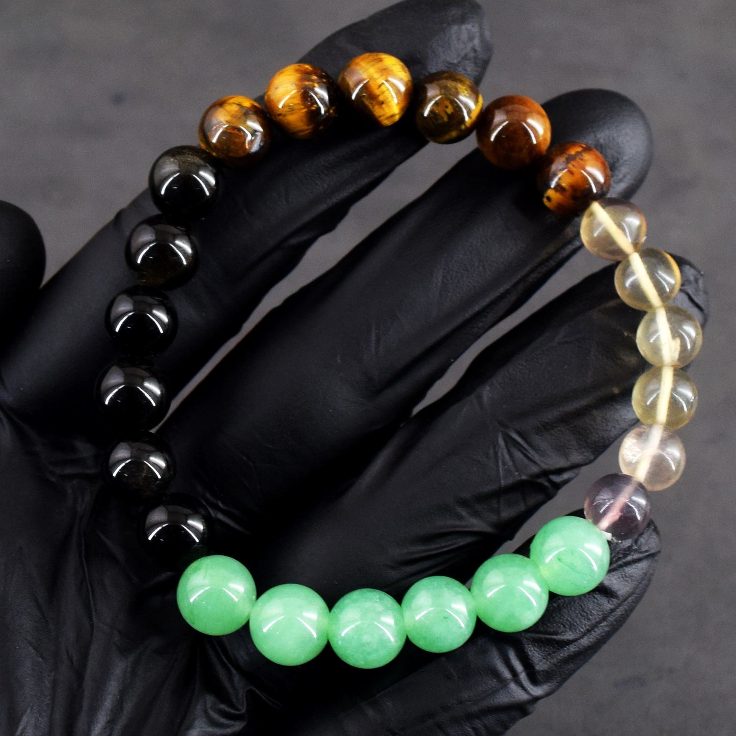 Echte Multi-Edelstenen Stretch Kralenarmband 86,00 CT
