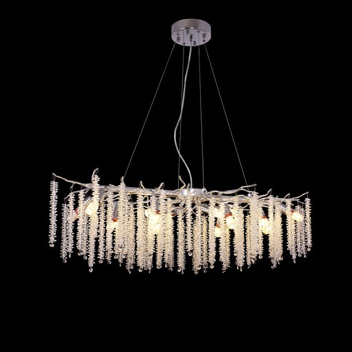 Compacte Hanglamp Frost Zilver