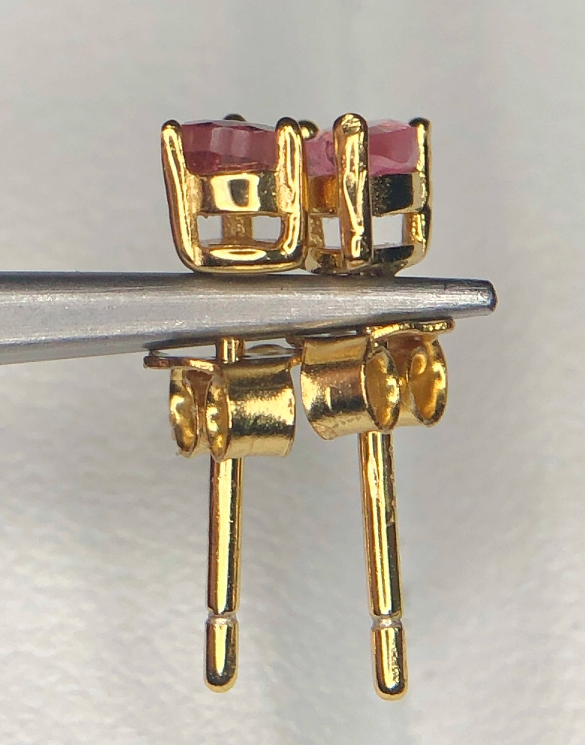 Natuurlijke Roze Toermalijn Oorbellen – 3,65 ct – 925 Zilver