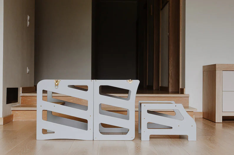 3 in 1 toren, bureau & glijbaan voor kinderen