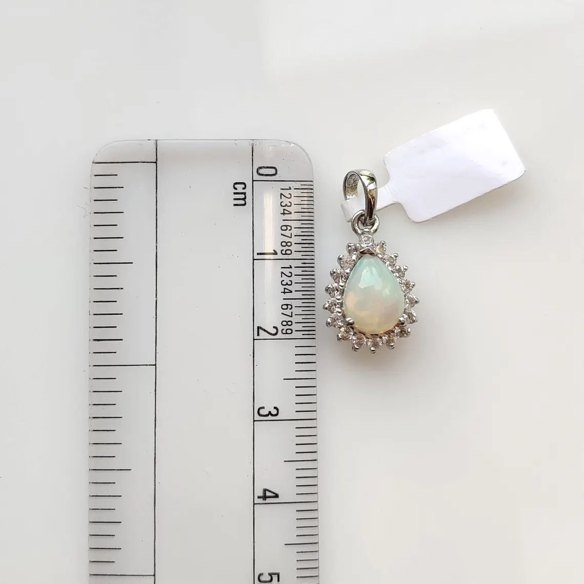 925 Zilveren Opaal Hanger – Multi-Fire Ethiopian Opaal