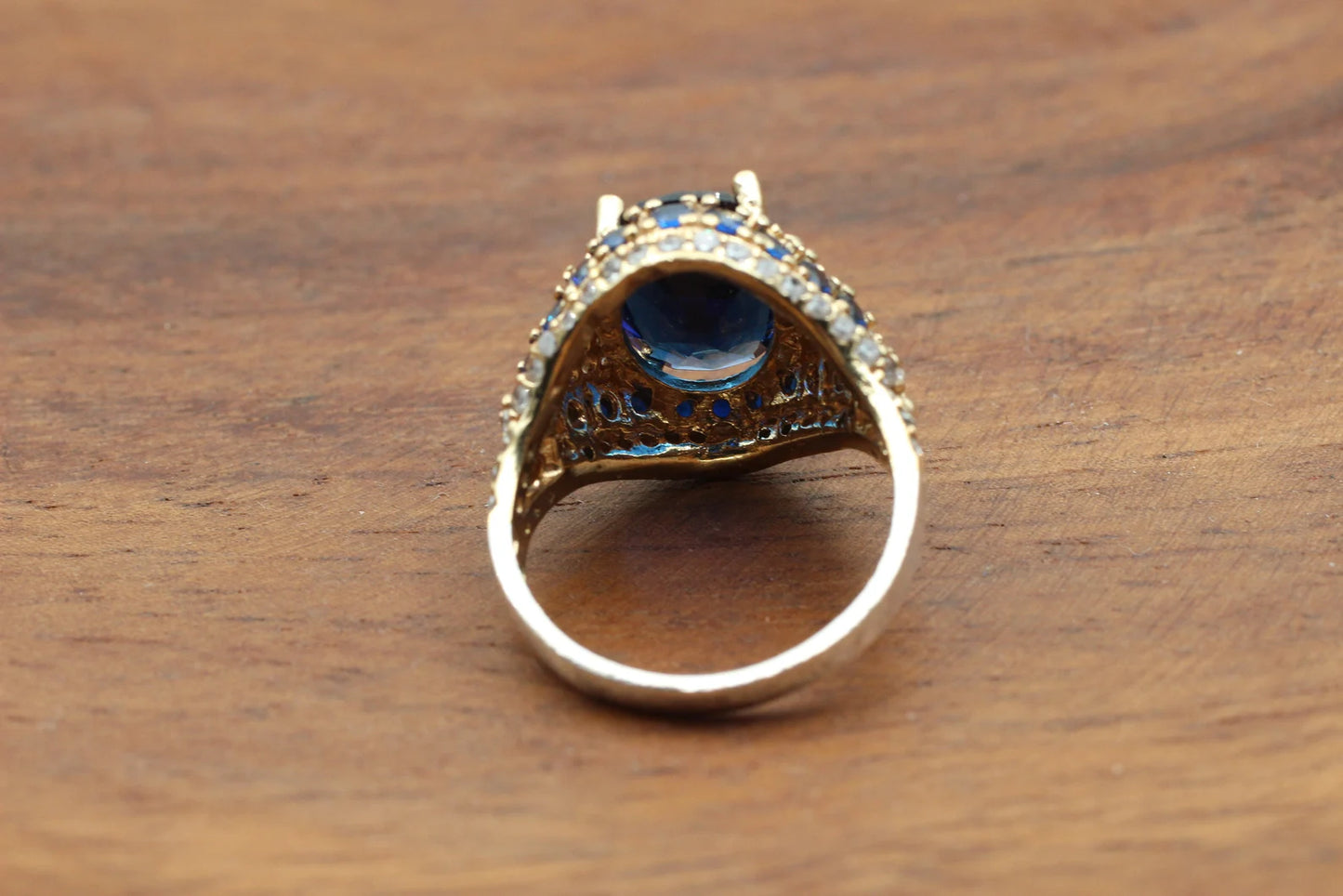 Saffier Dames Ring