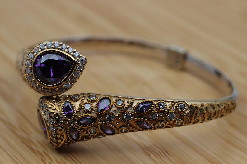 Unieke Amethist Armband