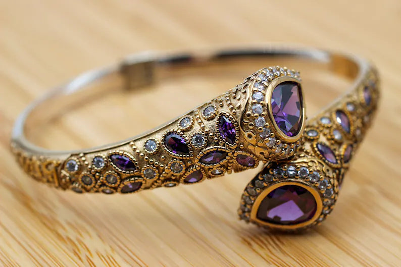 Unieke Amethist Armband