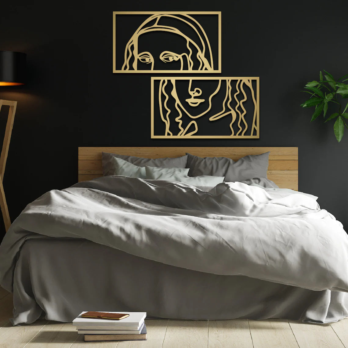 Schitterende Mona Lisa wanddecoratie met 3D effect!