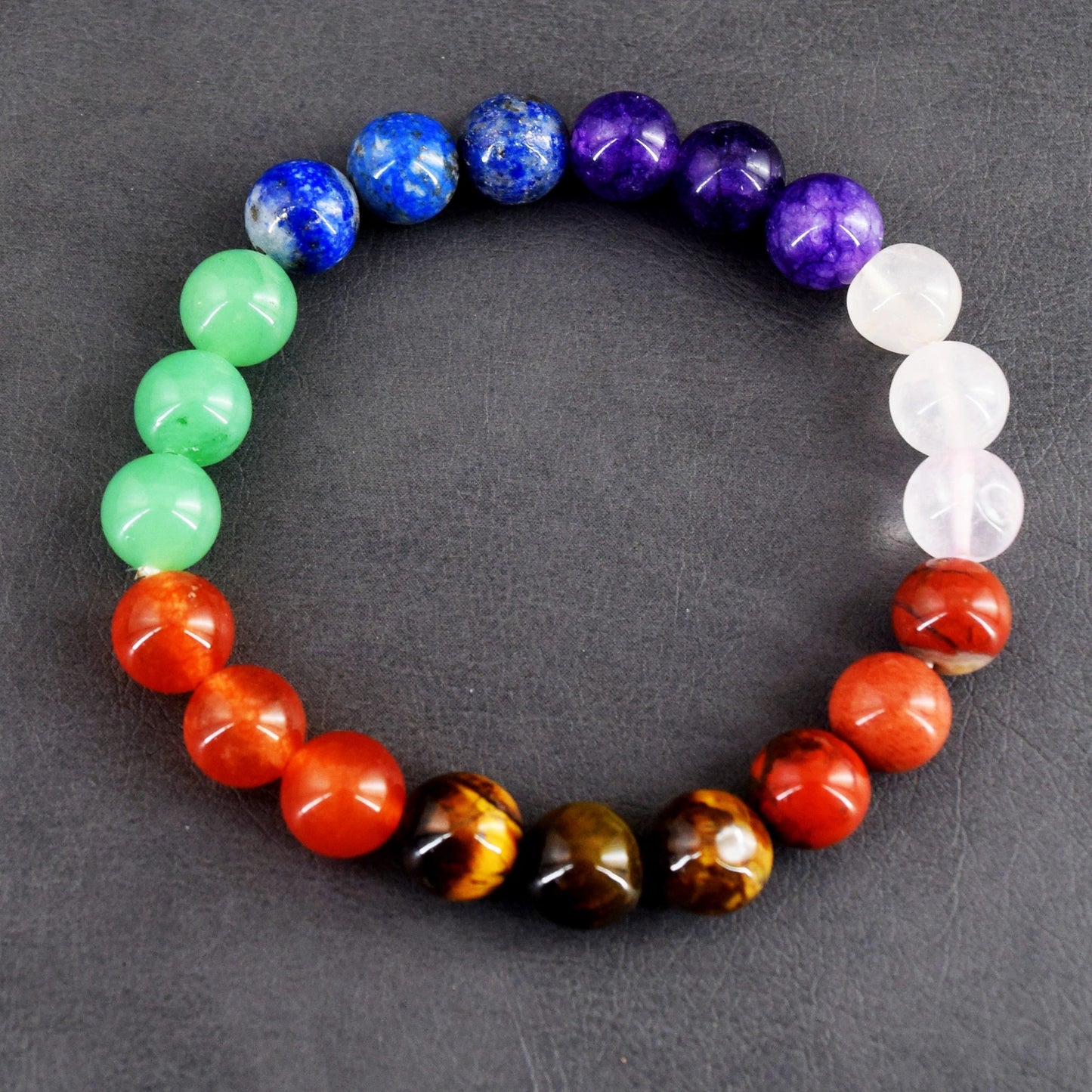Echte Multi-Edelstenen Stretch Kralenarmband 85,00 CT