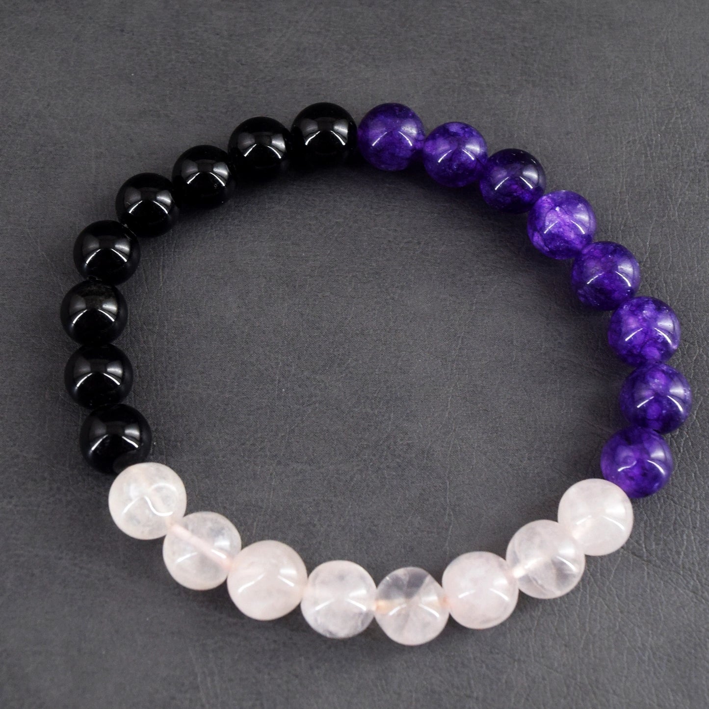 Echte Multi-Edelstenen Stretch Kralenarmband 191,00 CT