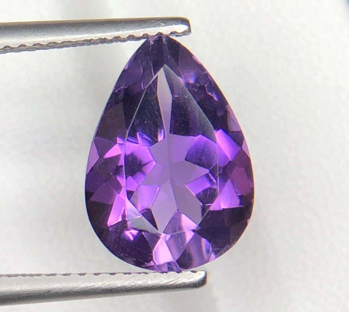 Natuurlijke Amethist 5,35 ct – Peervorm Geslepen Losse Edelsteen