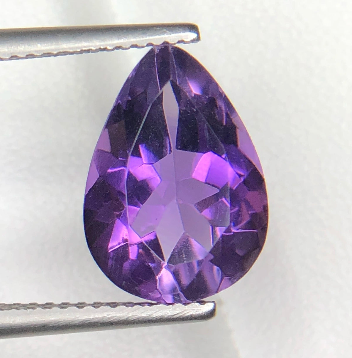 Natuurlijke Amethist 5,35 ct – Peervorm Geslepen Losse Edelsteen