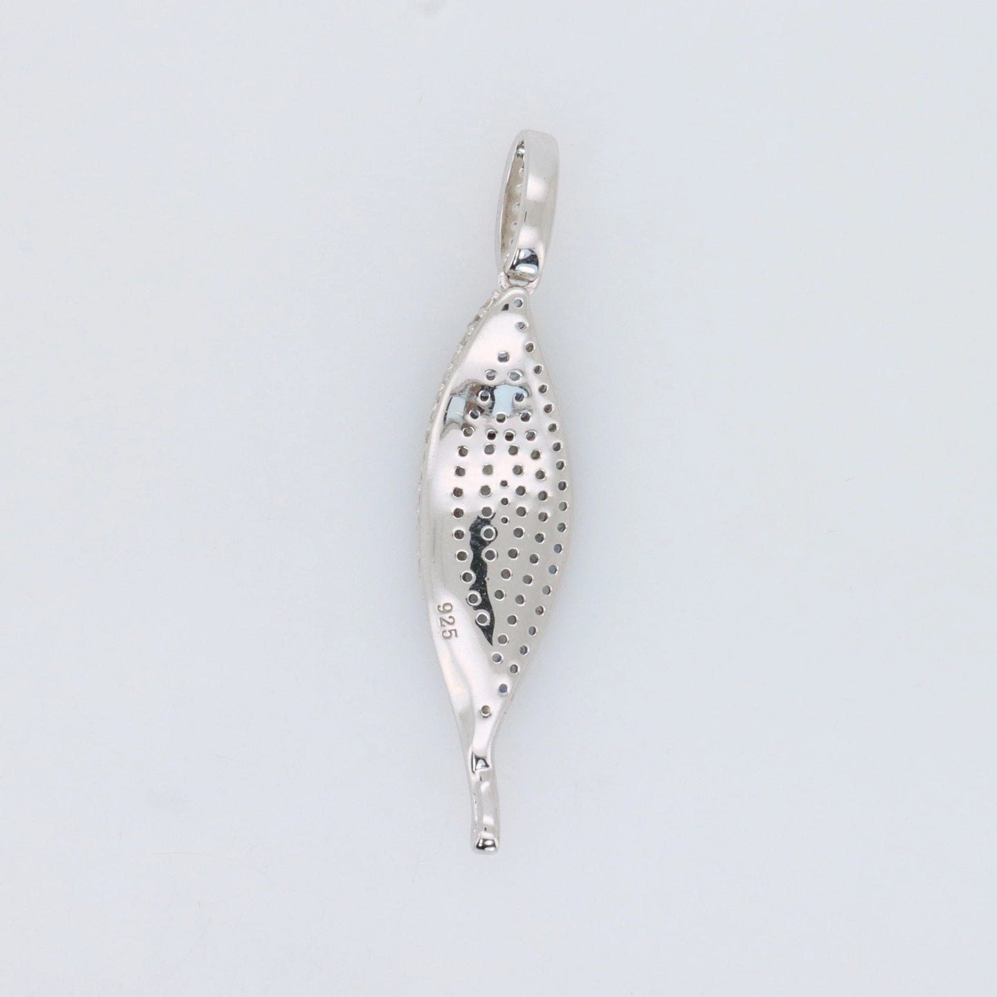 Gecertificeerde saffierhanger – 925 sterling zilver