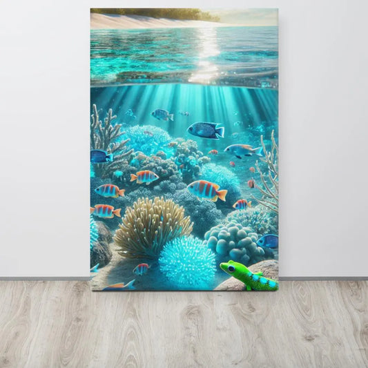 Oceaandromen - Levendige Onderwater Canvas Wanddecoratie