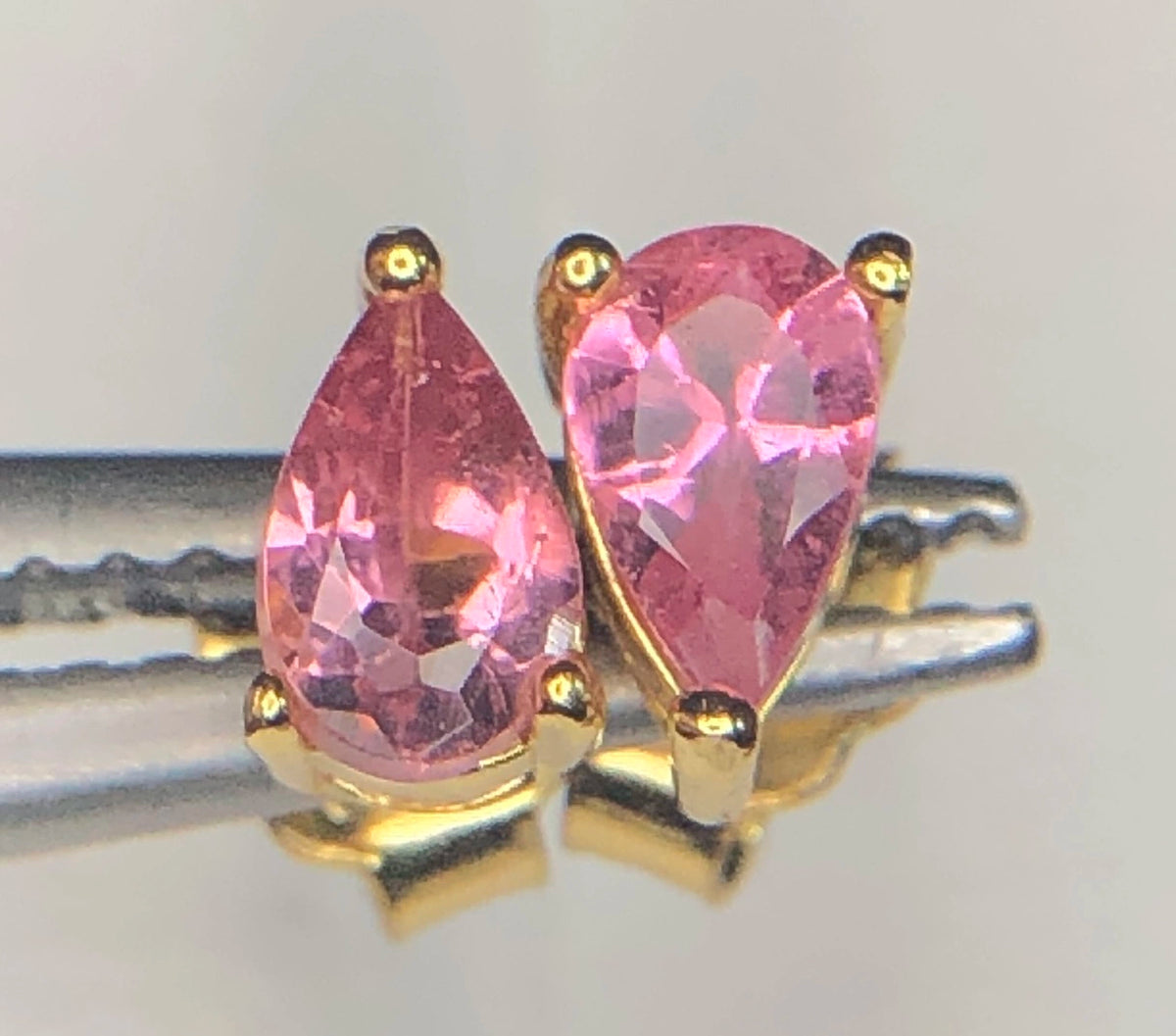 Natuurlijke Roze Toermalijn Oorbellen – 3,65 ct – 925 Zilver