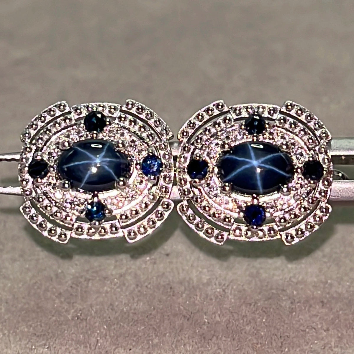 Natuurlijke saffierring – blauw, 925 sterling zilver