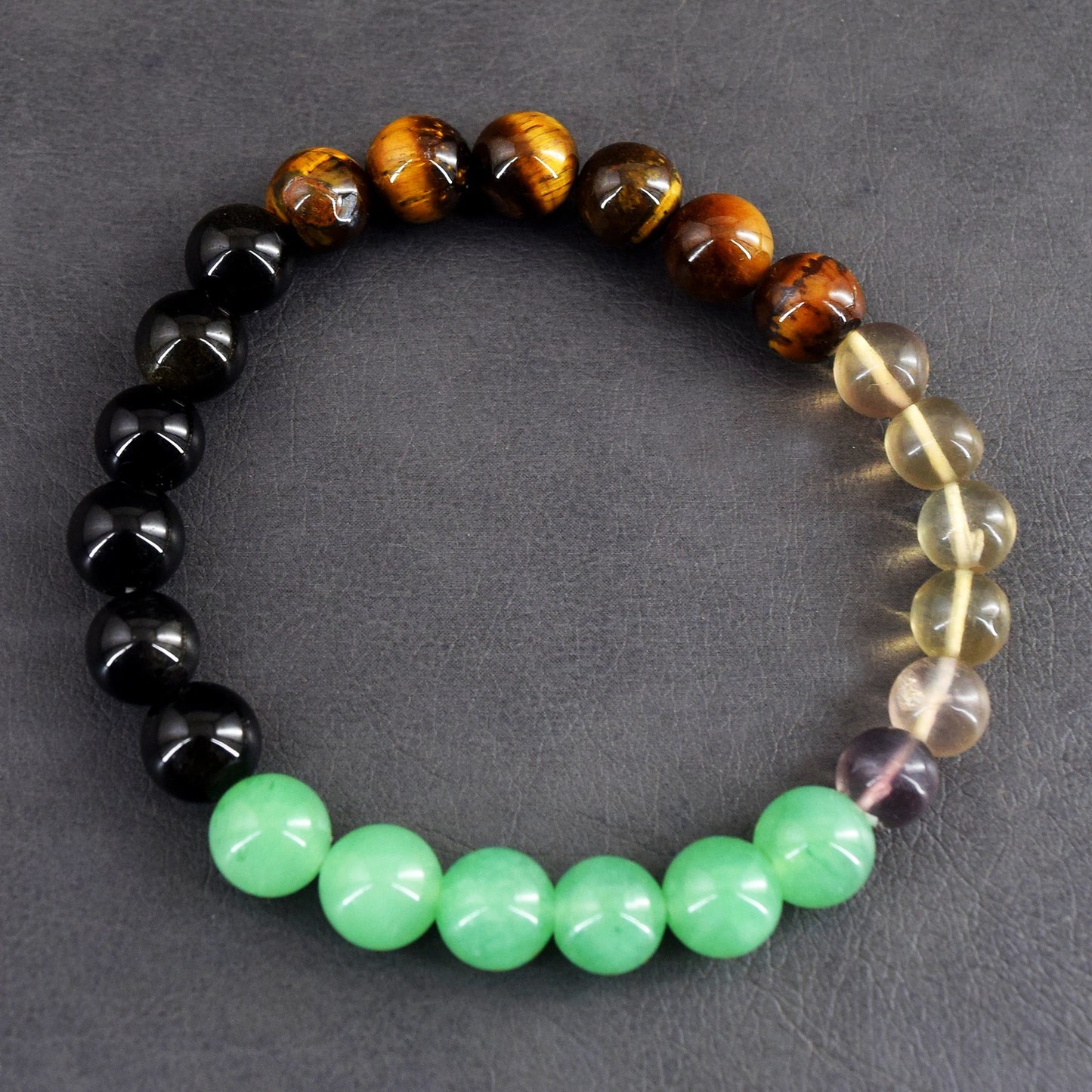 Echte Multi-Edelstenen Stretch Kralenarmband 86,00 CT