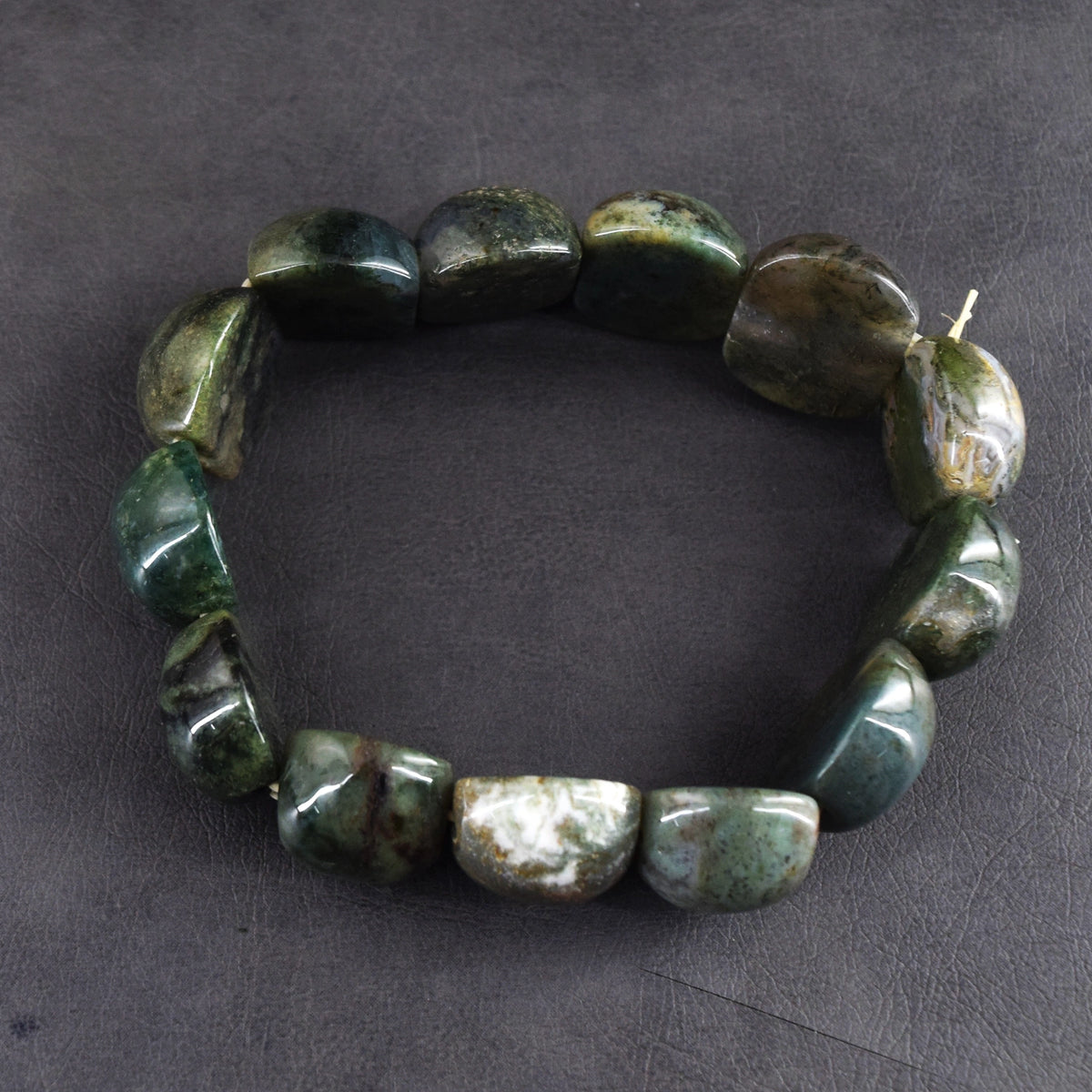 Echte Mosagaat Stretch Kralenarmband 260,00 CT
