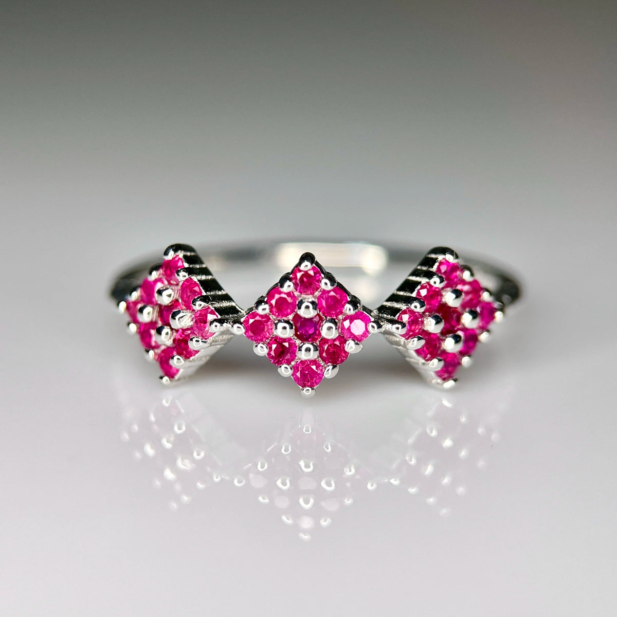 Natuurlijke Robijn Ring – Glass Filled – 925 Sterling Zilver