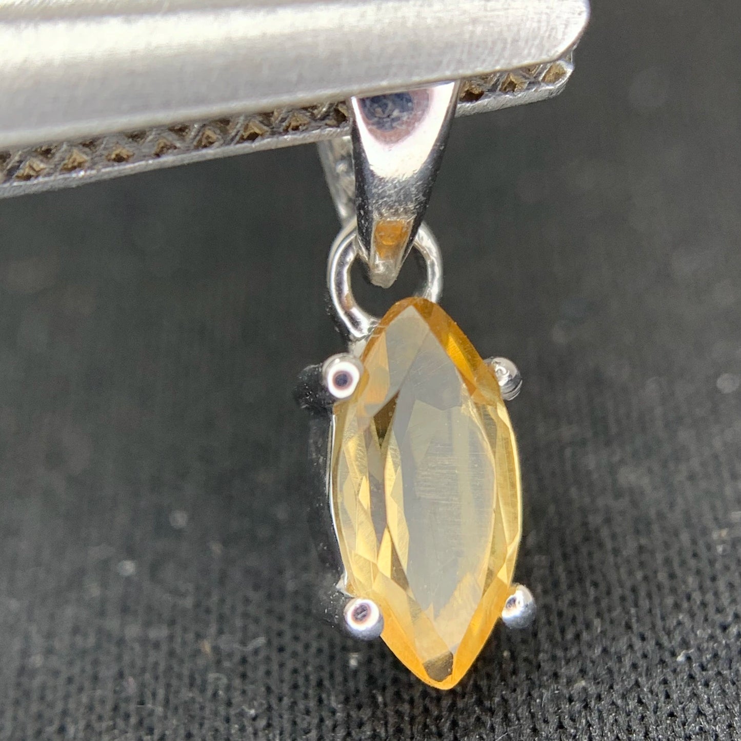 Citrienhanger – 2.80 ct, geel, 925 sterling zilver