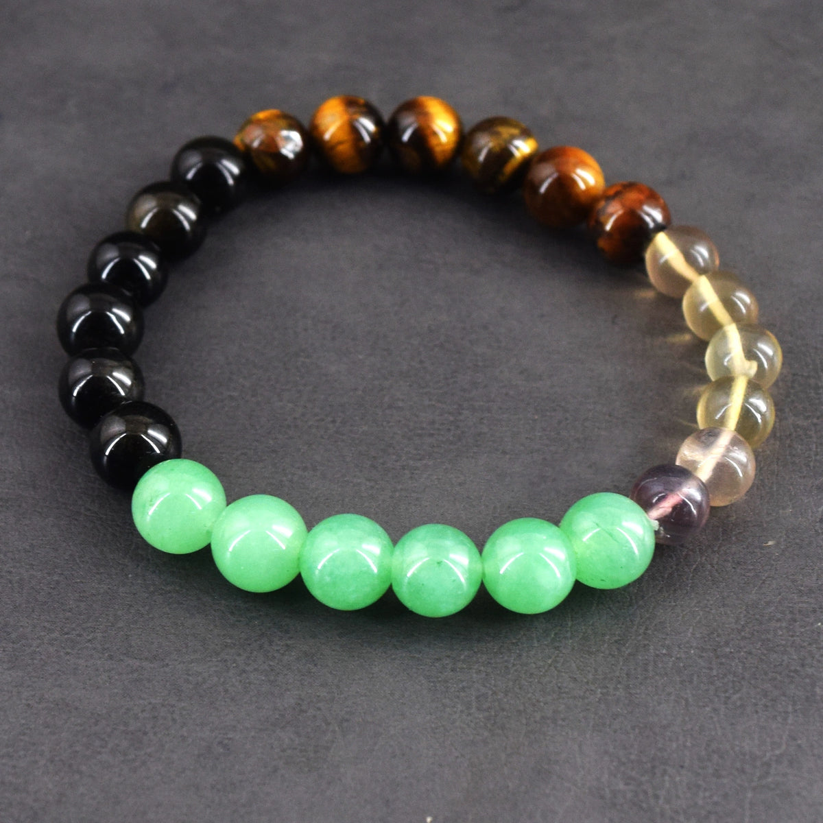 Echte Multi-Edelstenen Stretch Kralenarmband 86,00 CT