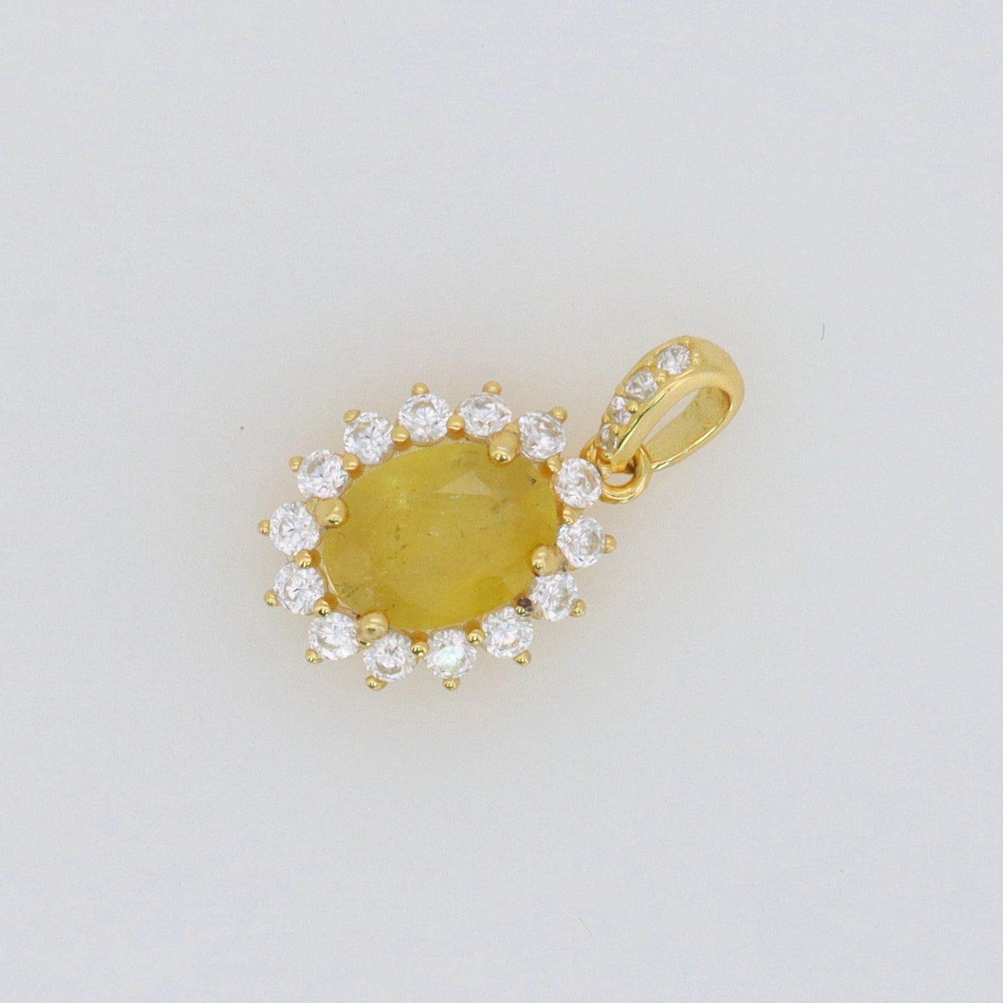 Gecertificeerde saffierhanger – 40.07 ct, 925 sterling zilver