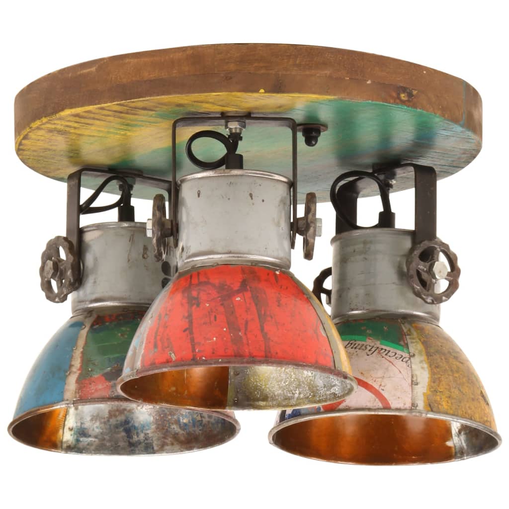 Plafondlamp industrieel 25 W E27 42x25 cm meerkleurig