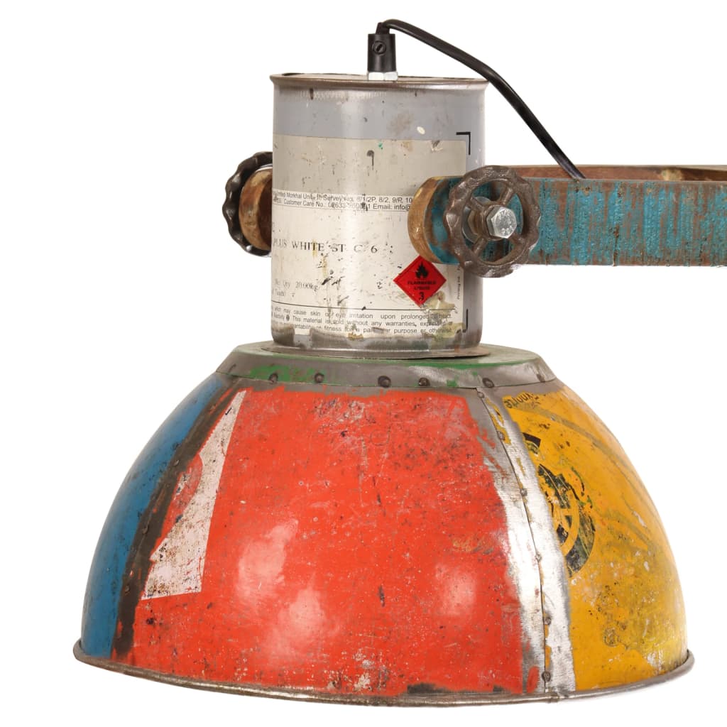 Hanglamp industrieel 25 W E27 111 cm meerkleurig