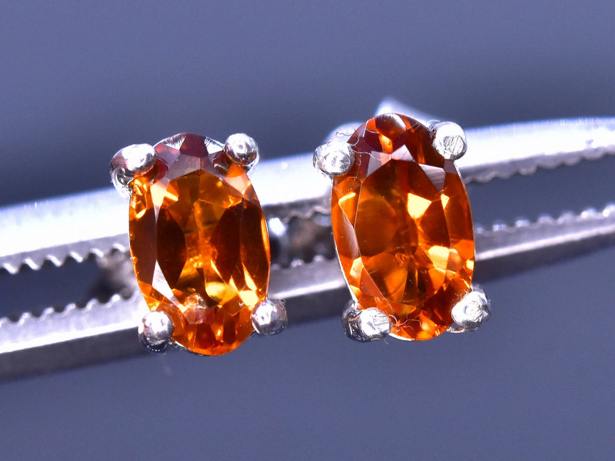 Natuurlijke Citrien Damesoorbellen 3,70 CT – 925 Zilver