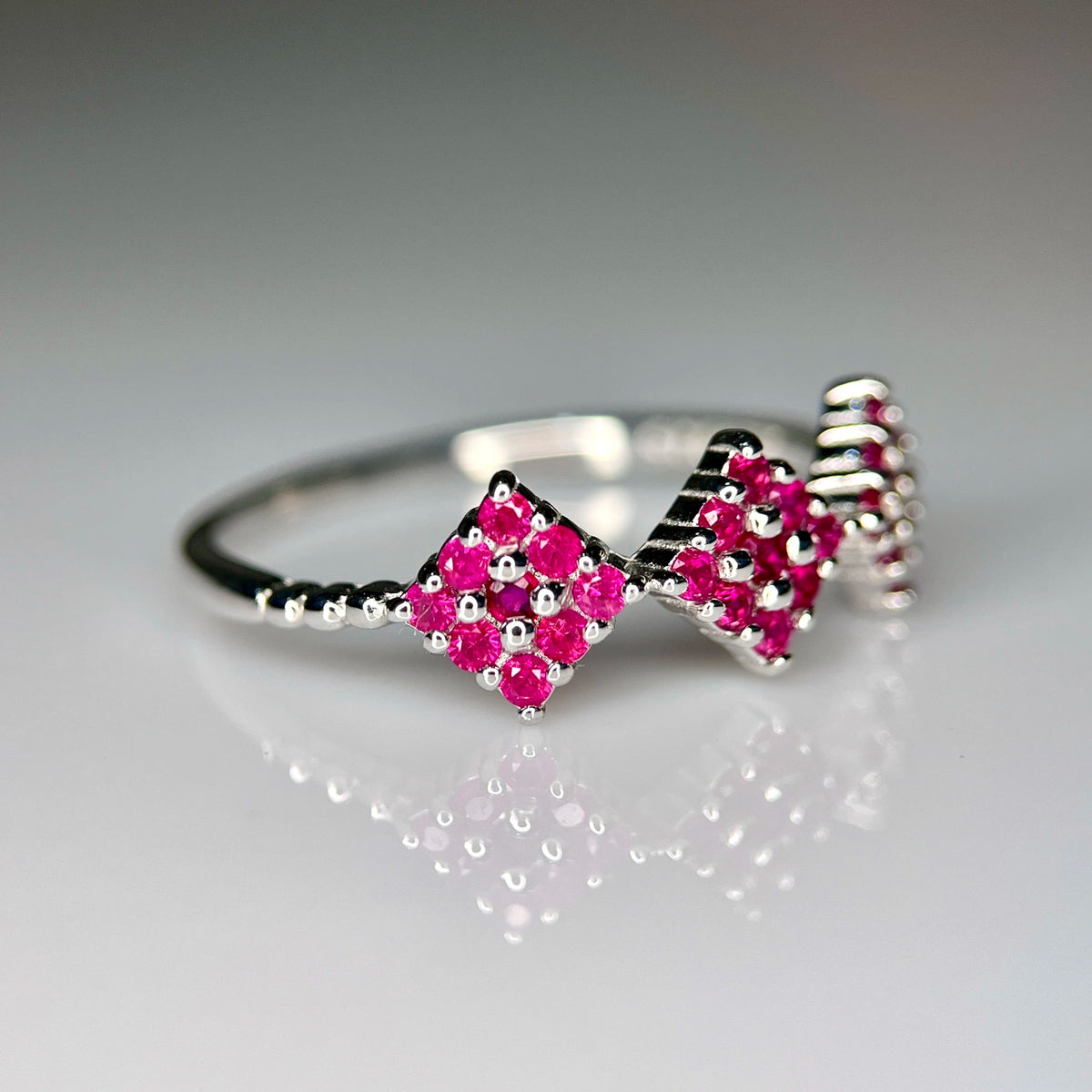 Natuurlijke Robijn Ring – Glass Filled – 925 Sterling Zilver