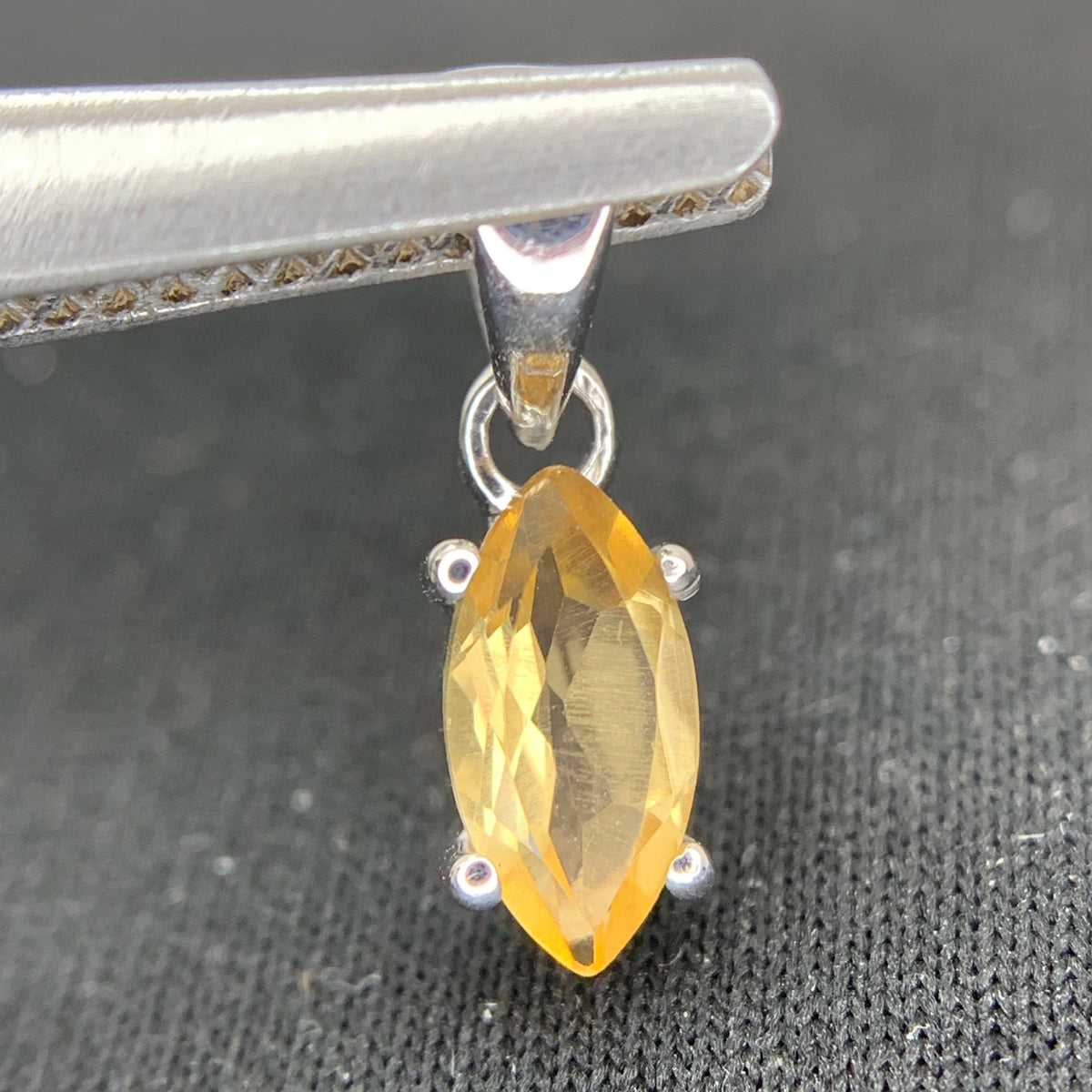 Citrienhanger – 2.80 ct, geel, 925 sterling zilver