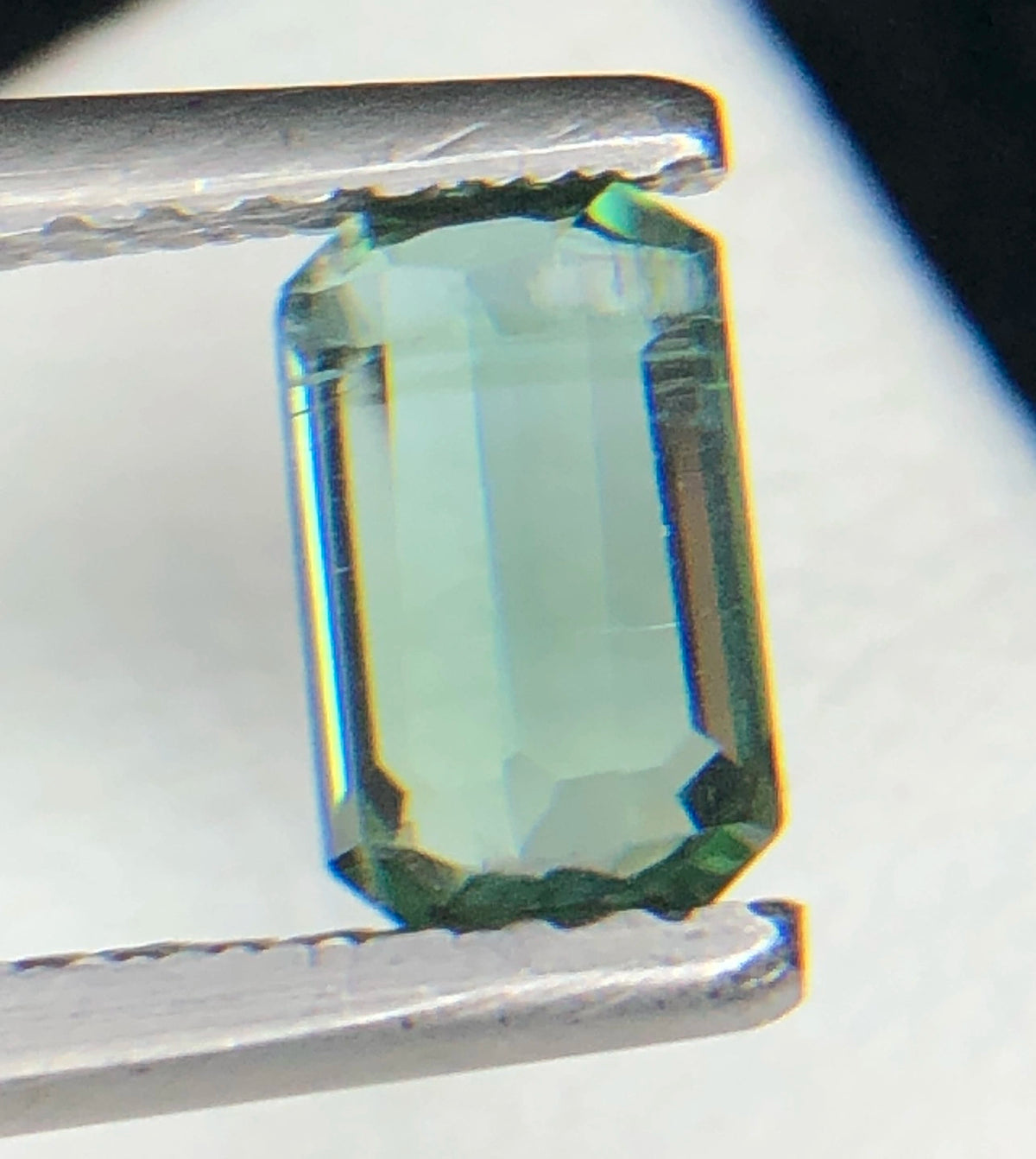 Natuurlijke Groene Toermalijn 0,65 ct – Octagon Cut Losse Edelsteen