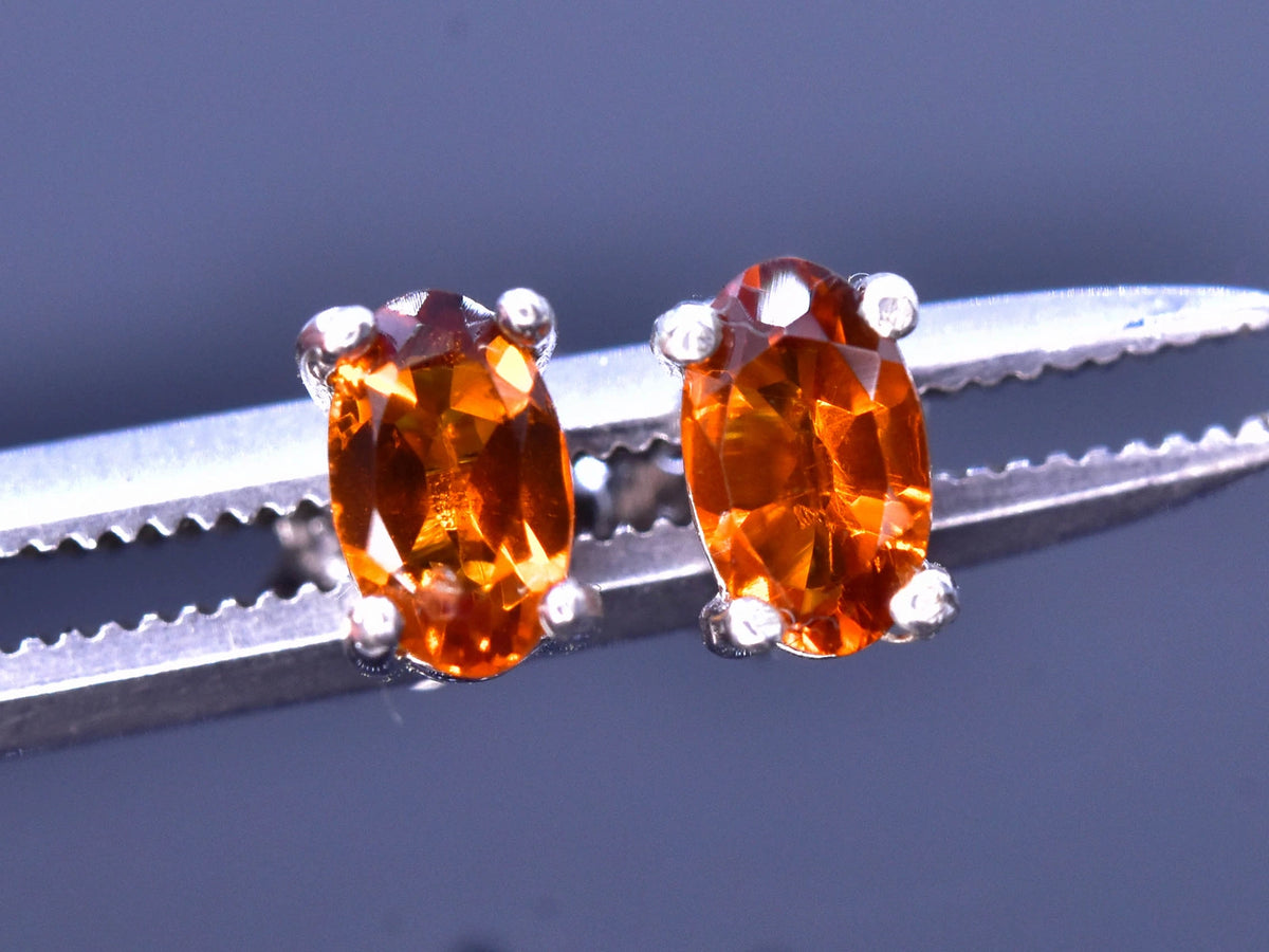 Natuurlijke Citrien Damesoorbellen 3,70 CT – 925 Zilver