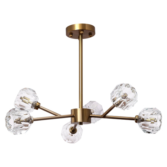 Hanglamp Rosy Copper Gold |  6 - 65x45cm - Luxury Living