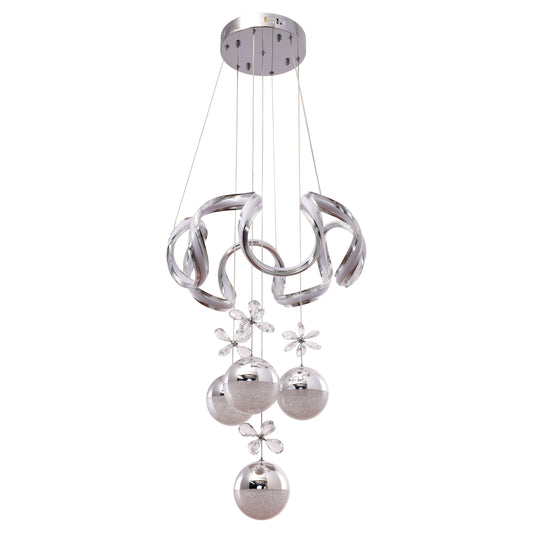 Hanglamp Clove Chrome | 50cm - Luxury Living