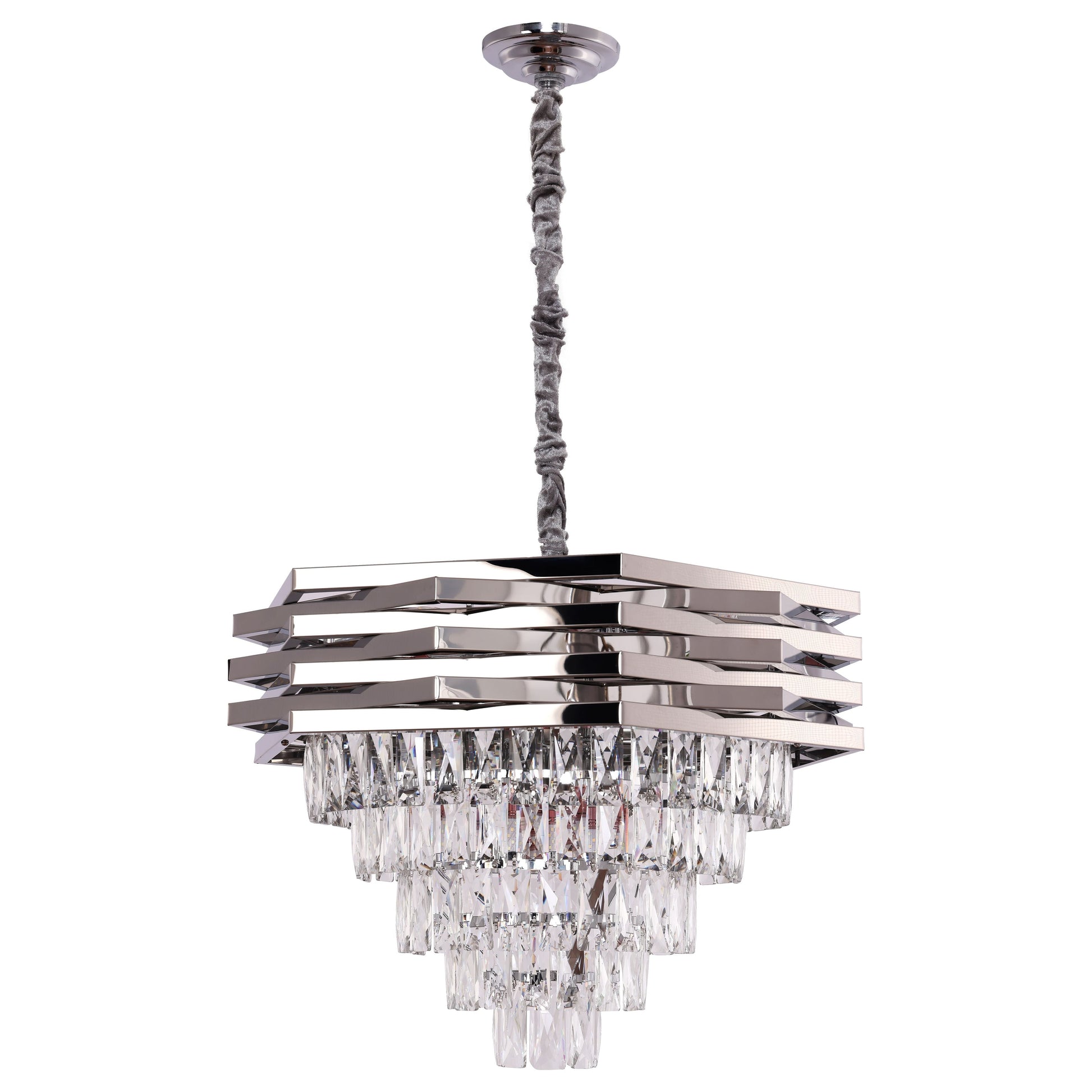Hanglamp Crystal Chrome | 60cm - Luxury Living