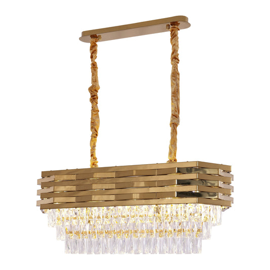 Hanglamp Crystal Gold | 80x30cm - Luxury Living