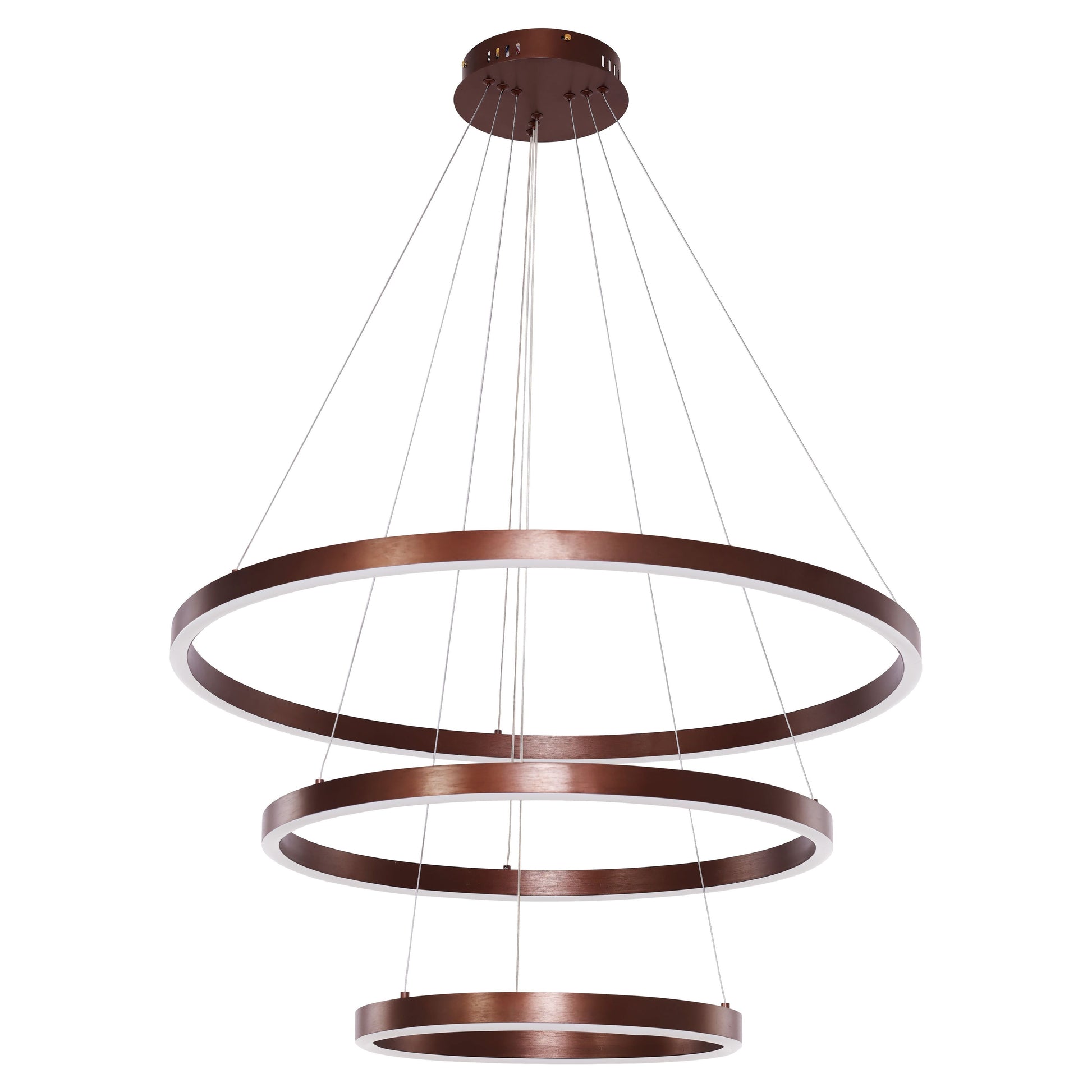 Hanglamp Neo Coffee | 3-Ring 40+60+80cm - Luxury Living