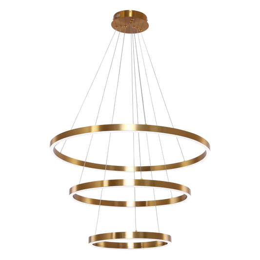 Hanglamp Neo Copper Gold | 3-Ring 40+60+80cm - Luxury Living
