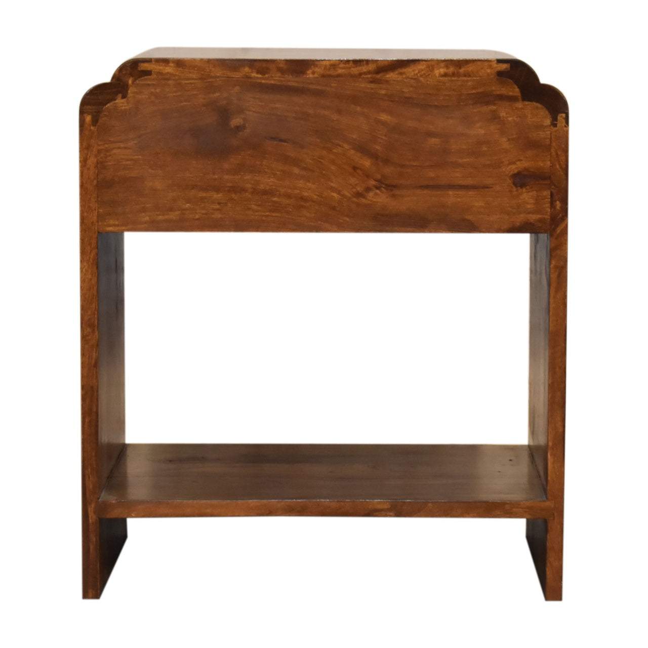 Handgemaakte - Retro nachtkastje – Newton stijl – houtlook – compact