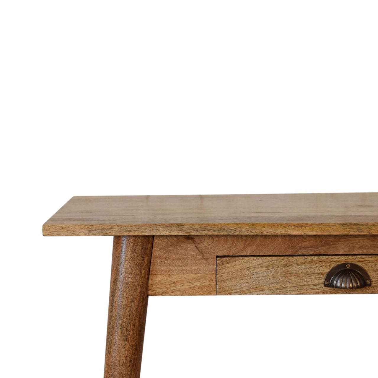 Handgemaakt – Compact bureau – mangohout – Nordic stijl – 1 lade