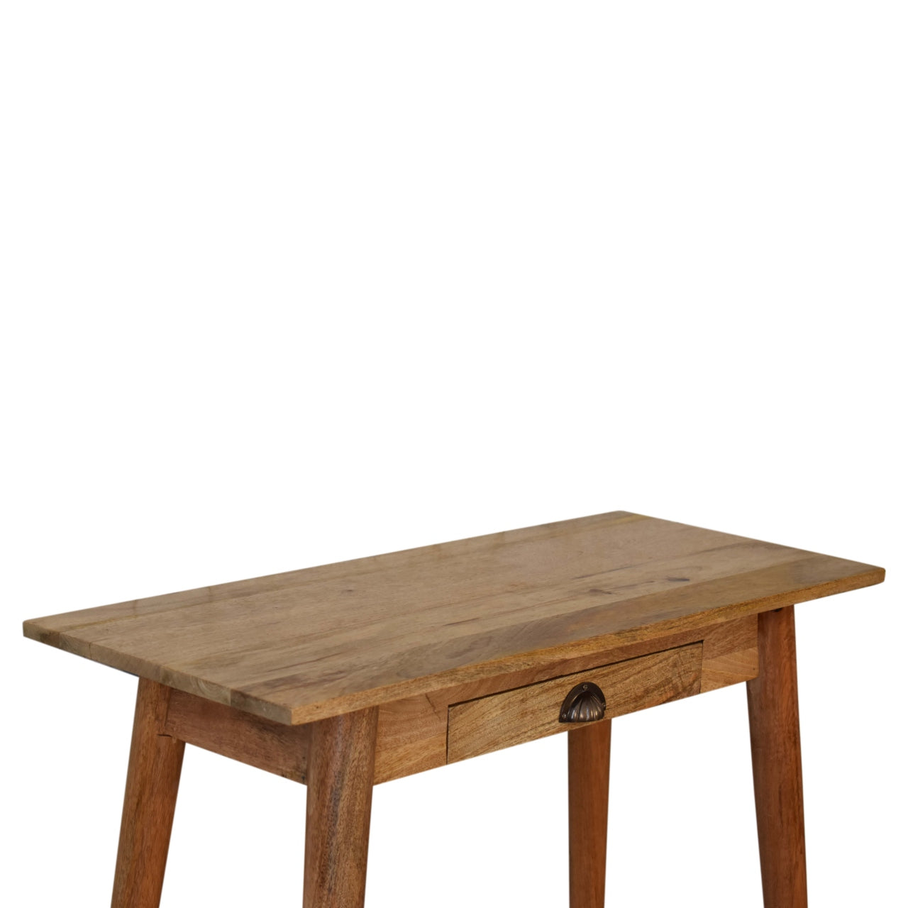 Handgemaakt – Compact bureau – mangohout – Nordic stijl – 1 lade