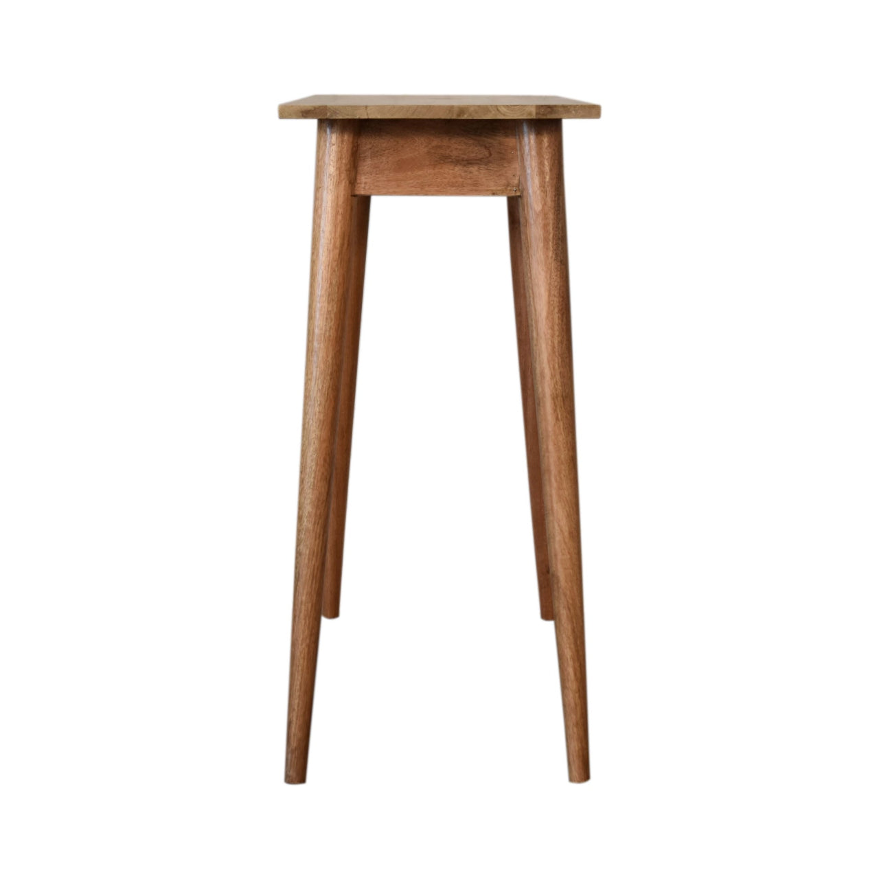 Handgemaakt – Compact bureau – mangohout – Nordic stijl – 1 lade