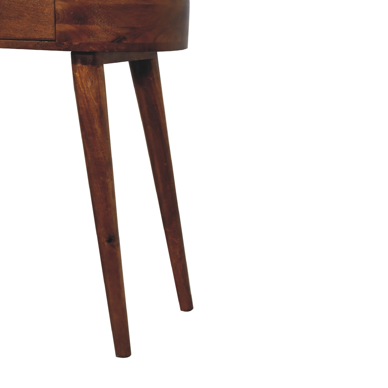 Handgemaakt – Smalle consoletafel – mangohout – Scandinavisch – 1 lade