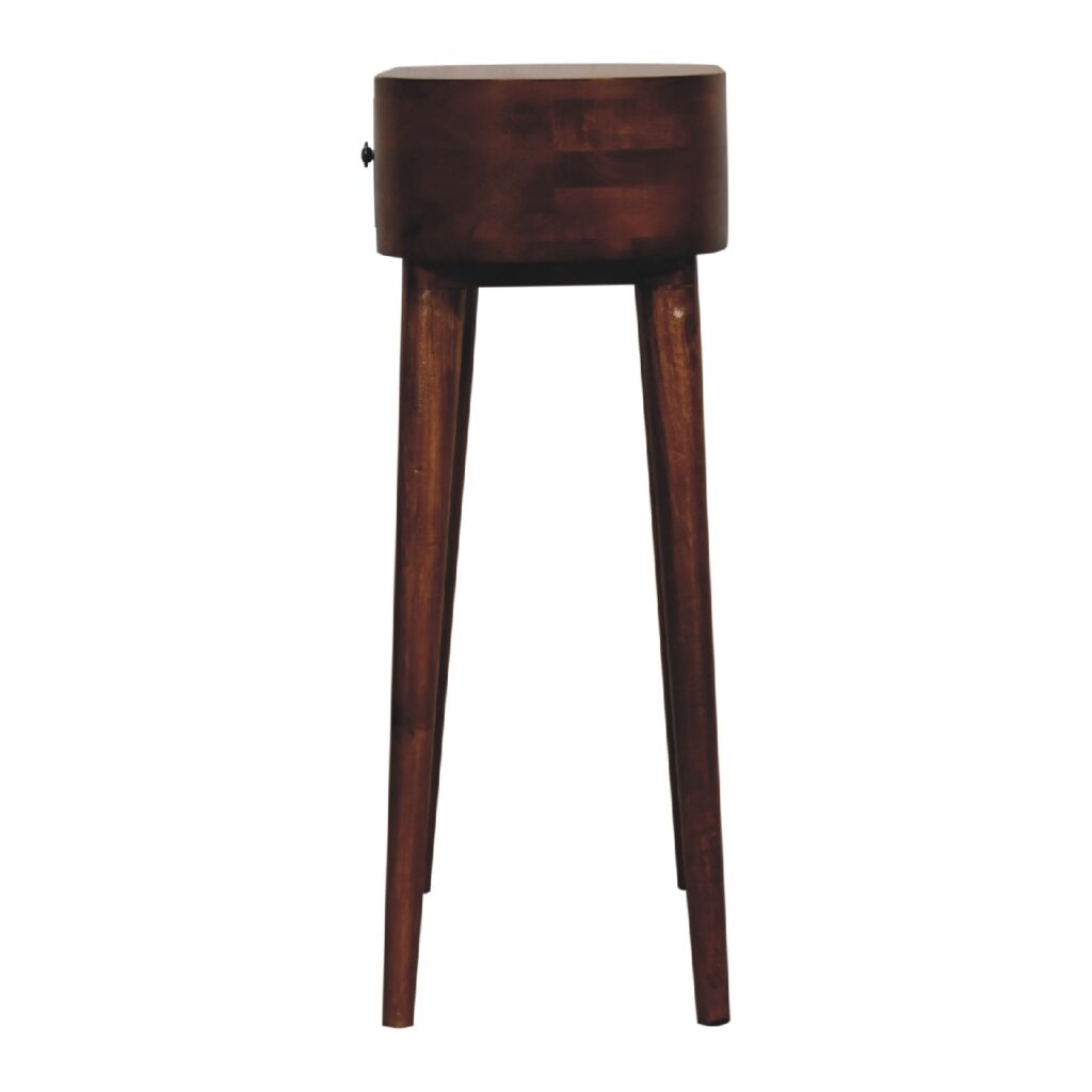 Handgemaakt – Smalle consoletafel – mangohout – Scandinavisch – 1 lade