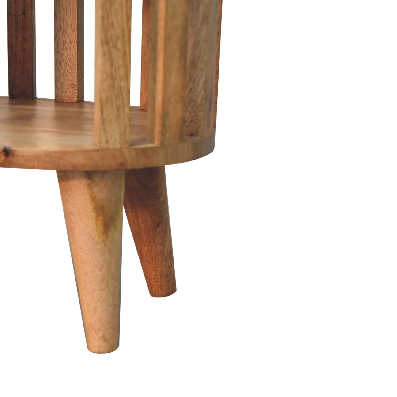 Handgemaakte -Prachtig nachtkastje – Ariella – 2 planken – eikenlook