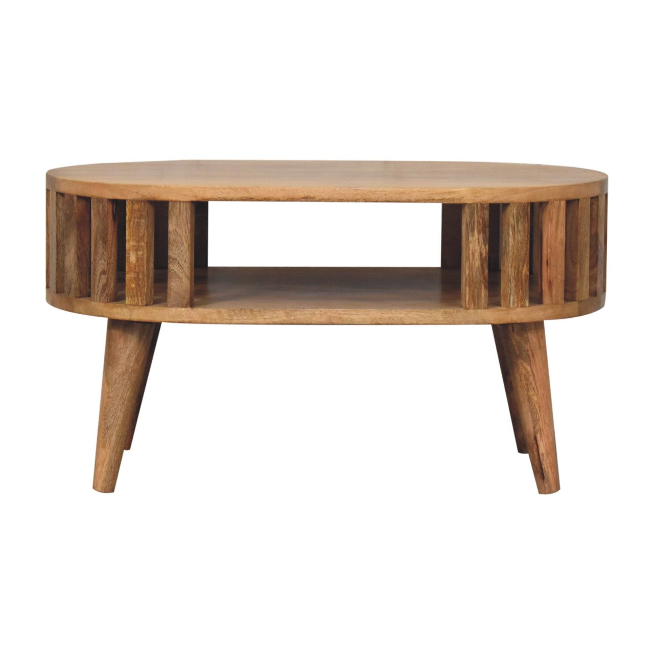 Mini Salontafel – Japanse Stijl | Massief Mangohout | Duurzaam Compact Design