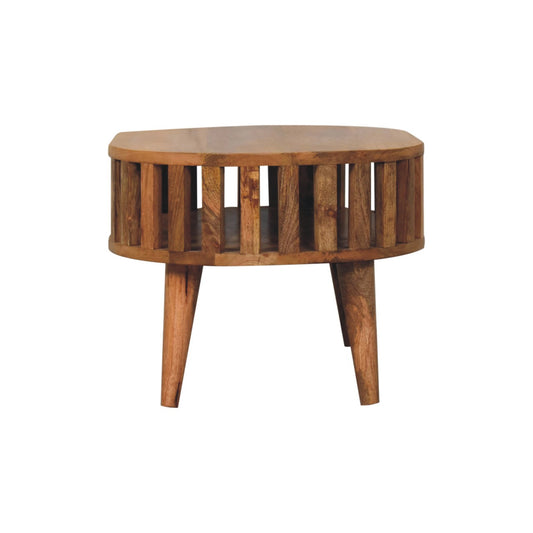 Mini Salontafel – Japanse Stijl | Massief Mangohout | Duurzaam Compact Design