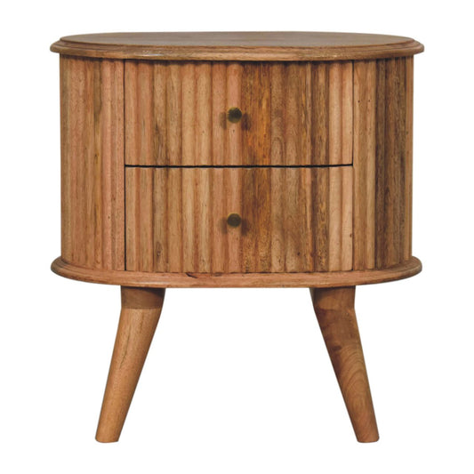 Handgemaakte -Elegant nachtkastje – Soba design – Scandinavische uitstraling