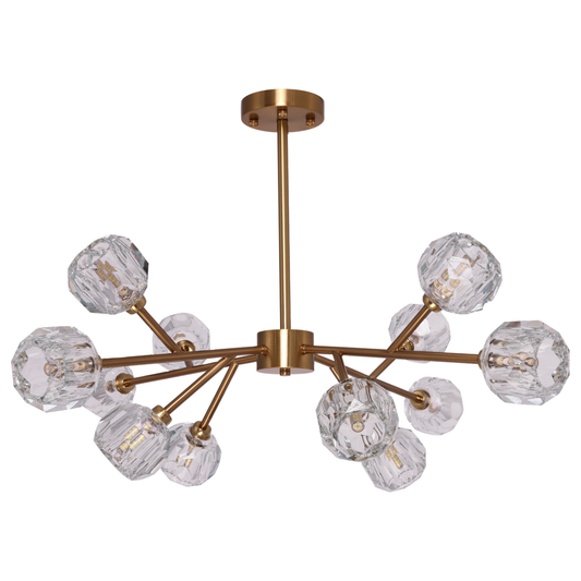 Hanglamp Rosy Copper Gold |  12 - 90x45cm - Luxury Living
