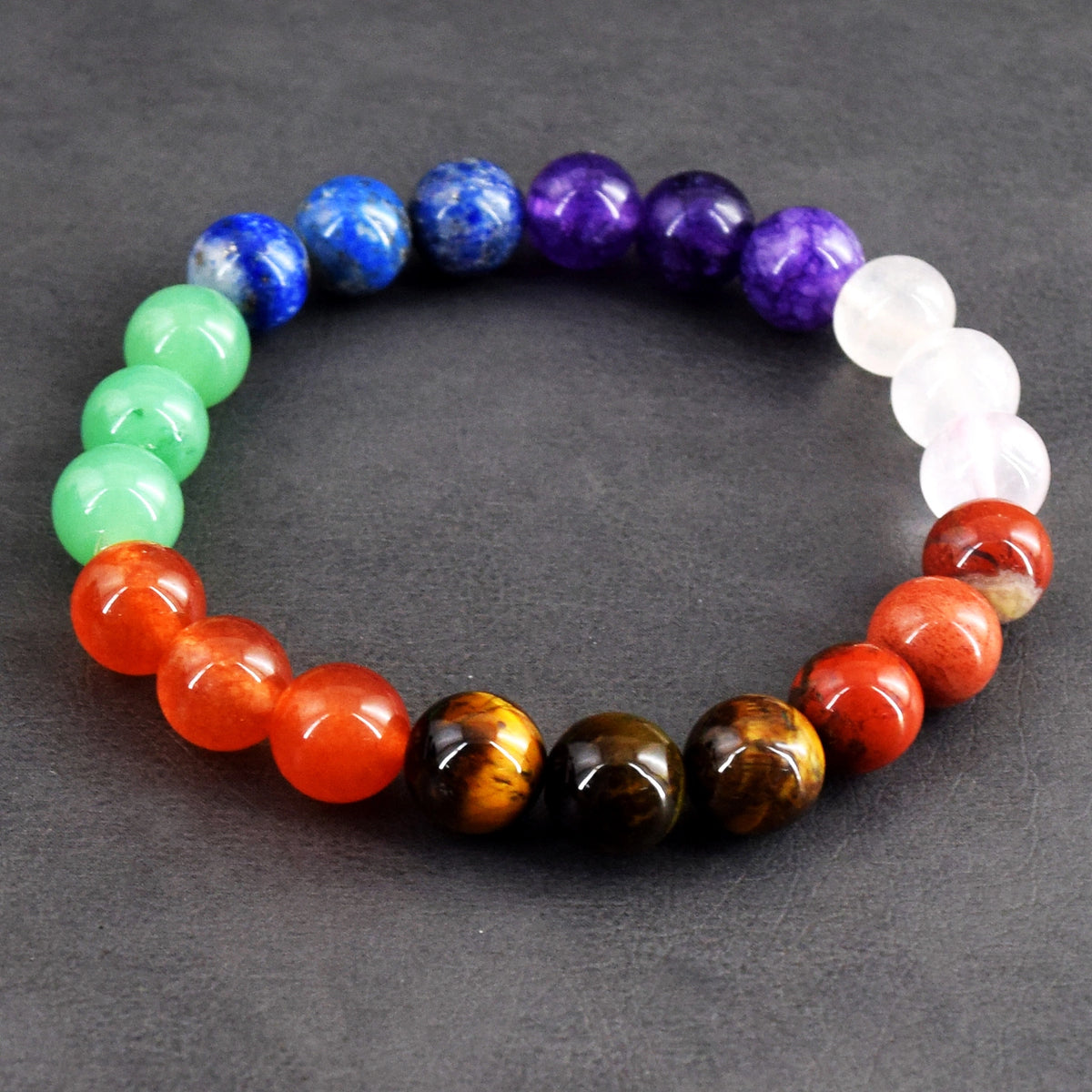 Echte Multi-Edelstenen Stretch Kralenarmband 85,00 CT