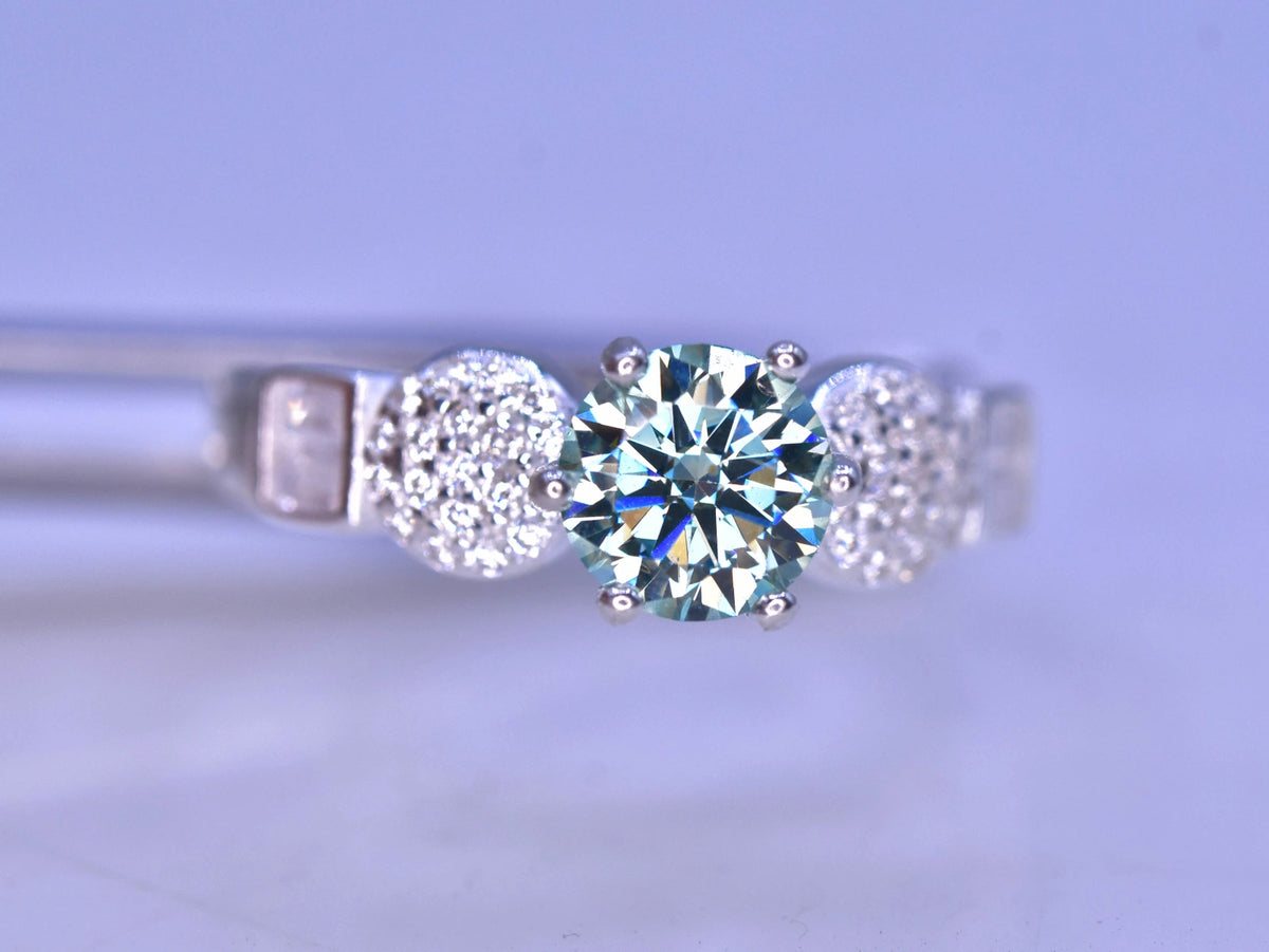 Schitterende Moissaniet Ring – 925 Sterling Zilver – Elegant Design